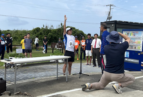 平砂浦ビーチ駅伝選手宣誓