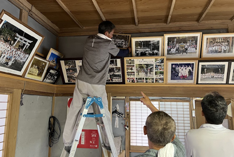 祭礼片付け