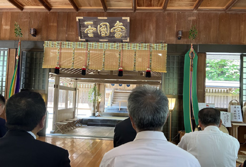 安房神社祭典