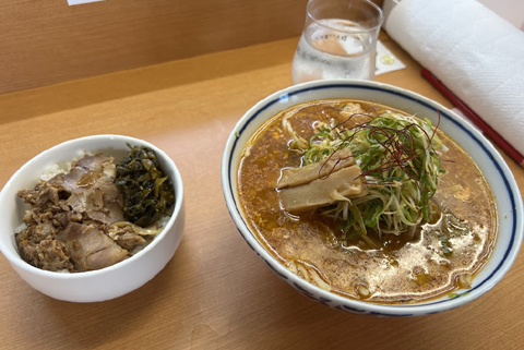 辛シビ味噌ラーメン(ララみなと亭）