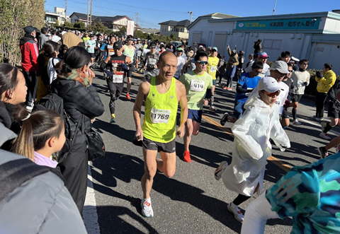 若潮マラソンのスタート